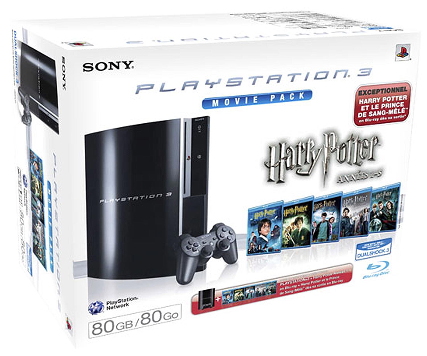 [Achat] PS3 "Movie Pack" Harry Potters (80Go)