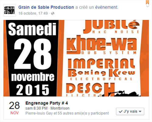 Engrenage Party, Grain de Sable