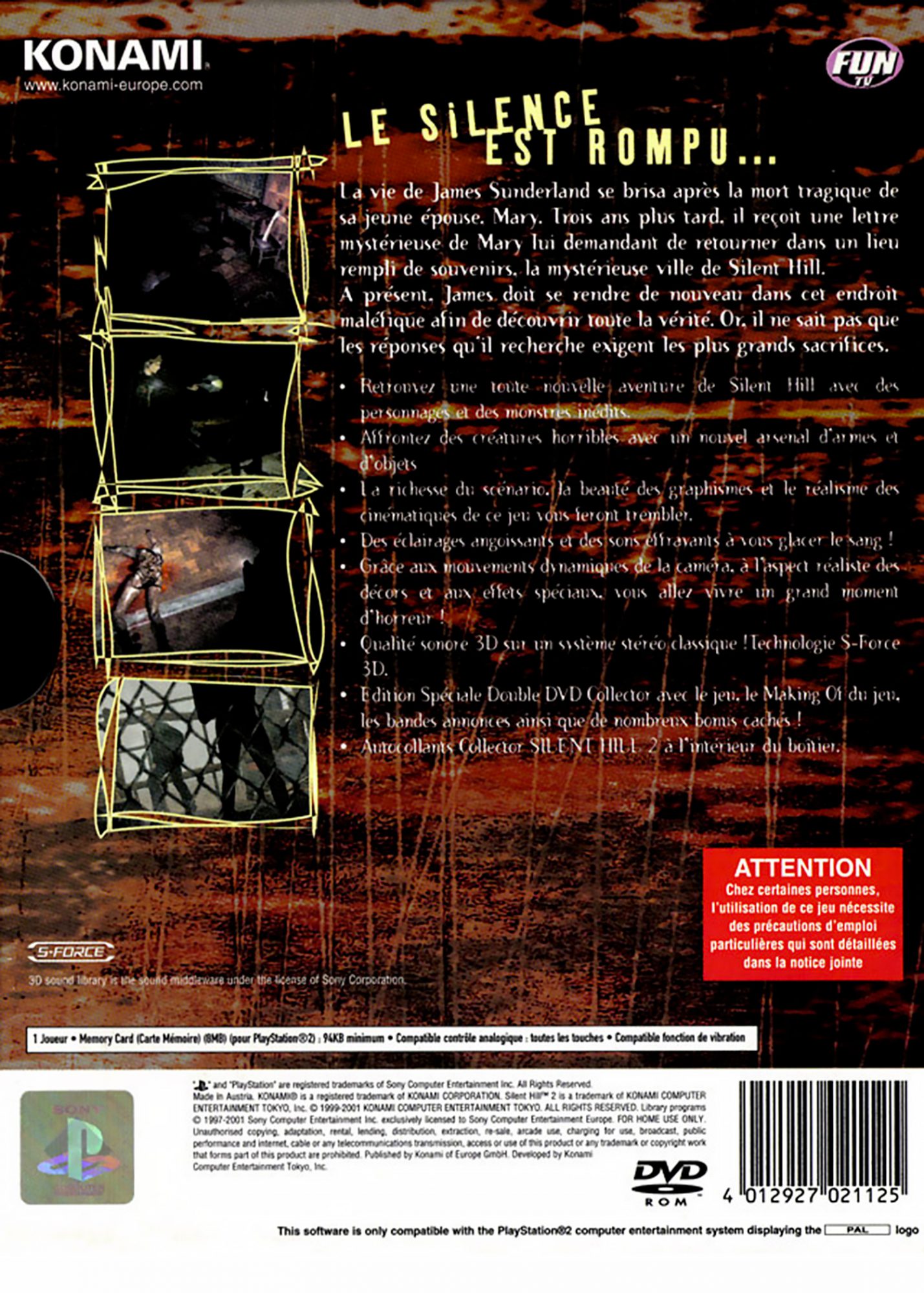silent hill playstation 2 iso
